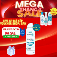 Combo Xịt Mụn Lưng Freeskin Kèm Gel Tắm Giảm Mụn Cơ thể, Sáng Da Cải Thiện Thâm Sau Mụn Và Viêm Nang Lông Shop Hello Sun