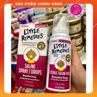 Combo Xịt và Nhỏ Mũi Little Remedies
