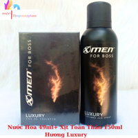 Combo Xịt Xmen For Boss Luxury 150ml + Nước Hoa XMen For Boss Luxury 49ml