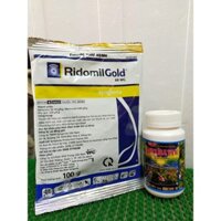 Combo Xử lý thối nhũn, nấm , khuẩn , vàng lá , thối rễ hiệu quả : Captan + Ridomil gold