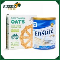 Combo yến mạch cán vỡ (QUICK OAT) 500GR + sữa ENSURE ÚC (HỘP 850GR)