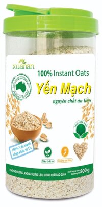 Combo Yến Mạch Nguyên chất Xuân An 800Gr