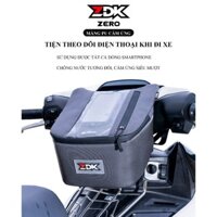 Combo ZDK Túi Treo Xe Máy Đựng Đồ Dùng, Cảm Ứng Điện Thoại và Găng Tay Nửa Ngón Đi Phượt, Chạy Grab