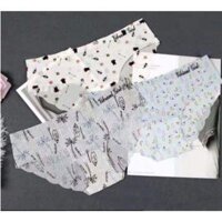 COMBO10 quần lót Nữ, Quần Su Đúc Điều Hòa Thun lạnh Không Đường May Hình Siêu Cute Ngộ Nghĩnh