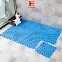 COMBO11 Tấm lót sàn nhà vệ sinh 3T. Vỉ nhựa lót sàn chống trơn Trải Sàn Nhà TắmVệ SinhNhà Bếp - Xanh Dương