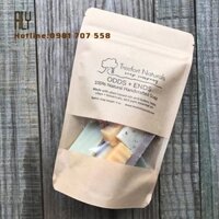 [COMBO50] Túi Zip Giấy Kraft 18x26+4cm Đáy Oval Có Cửa Sổ - Siêu Dai, Chống Thấm _ALY