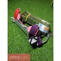(COMBO)Guốc trèo cây 2 đinh + Dây đai an toàn_Dụng cụ hỗ trợ trèo cây hái cau, hái dừa