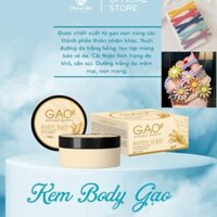 ComboKem body trắng da dưỡng ẩm da, Kem dưỡng da, Ủ trắng toàn thân, Body Gạo  +dây cột +kẹp tóc hàn quốc