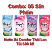 COMBOO 05 SẢN PHẨM  NƯỚC XẢ COMFORT THÁI LAN 580ML