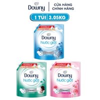 Comboo 2 túi Nước giặt kèm xả vải Downy 6,1kg ( 1 Túi 3.05kg -Nước Giặt kèm Xả 2 in 1)