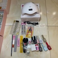 Combor nail cá nhân - combor cơ bản làm nail tại nhà - bao gồm đầy đủ đồ như ảnh