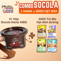 【COMBO】Socola Nama Truffles Mix 500G Hạt Dinh Dưỡng Đủ Vị - Kẹo Socala Ngọt Dịu, Đắng Nhẹ