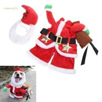 Comereally Chó Trang Phục Giáng Sinh Ông Già Noel Nón Trang Phục Thú Cưng Cosplay Trang Phục Lễ Hội Đạo Cụ Cung Cấp