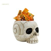 Comereally Đầu Lâu Nồi Cho Cây mọng Nước Trồng Chậu Hoa Nhựa Đầu Lâu Nồi Bộ Xương Người Trồng Cây Hiển Thị Chân Đế Cho