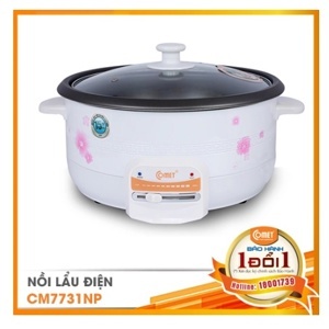 Nồi lẩu điện Comet CM7731 - 3.5 lít, 1300W