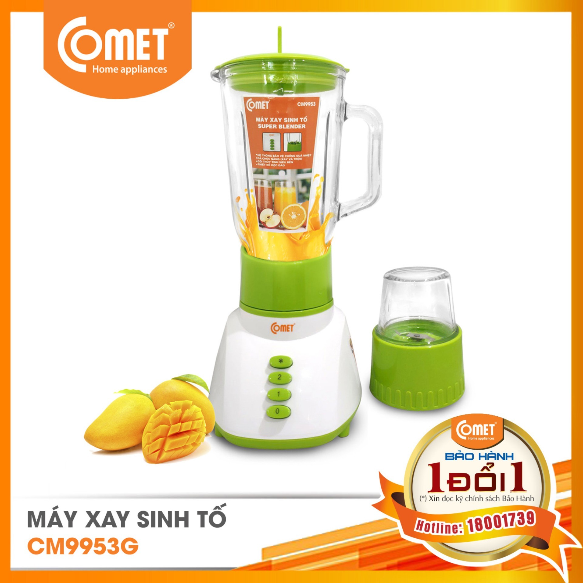 Máy xay sinh tố Comet CM9953 (CM-9953) - 300W