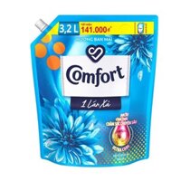 COMFORT 1 Lần Xả Hương Ban Mai 3,2L(mầu Xanh)