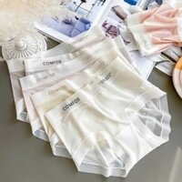 COMFORT - Set 5 Quần Lót Nữ Su Lụa Cạp Cao Ôm Bụng Tàng Hình cao Cấp COMFOR