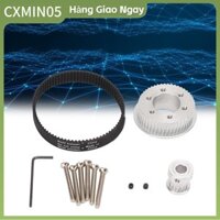 Comfortstyle Bộ bánh xe trượt ván điện Tgoon Hợp kim nhôm oxy hóa Chịu nhiệt Truyền ổn định Vành đai ròng rọc đồng bộ Chống rỉ sét Vị trí chia lưới chính xác cho DIY