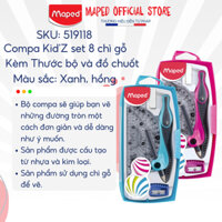 Compa học sinh MAPED Graphic 360° set 8