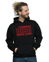 Compact Disc Men's Red Logo Hoodie