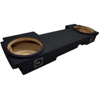 Compatible with Chevy Avalanche or Cadillac Escalade EXT 2007-2013 Dual 12" Subwoofer Underseat Sub Box Speaker Enclosure