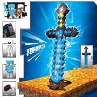 Compatible with LEGO, My World Weapon, Luminous Sword, Giant Sword,*--&