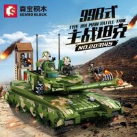 Compatible with LEGO Senbao Military 99B Main Battle Tank 203145