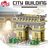 Compatible with LEGO's world renowned architecture, the Triomphe de Paris 21036 children's modular*-&-