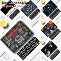 Compatible With Macbook Case Air Pro 13 15 16 Inch Pro 13.3 Air 13.6 2023 M2 M1 Air 13.6 2022 M2 Cartoon Transparent Protective Cover   Keyboard Protective Cover Waterproof, Scratc
