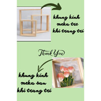 compo 10 khung tranh vẽ trên mặt kính meka trong suất