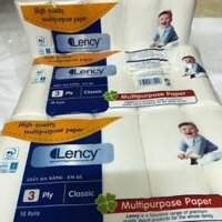 Compo 3 lốc giấy LENCY cuộn không lõi đa năng- Multipurpose Paper 3 lớp