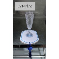 (COMPO LY L21) LY L21 TRANG TRÍ GIA TIÊN - LY MICA LOẠI 1 ÉP GIẢ THUỶ TINH 6x20 DÀY 3mm