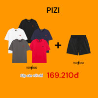 [[COMPO ƯU ĐÃI PIZI]] Bộ Quần áo Nam Nữ Thun Trơn Quần kaki Form Dáng Trẻ trung Phong Cách Thời Trang Mới Menswear