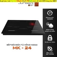 Còn 1c-Bếp đôi điện từ hồng ngoại Junger MK-24 4200W Không kén nồi