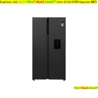 Còn 1c-Tủ lạnh Side by side 550L AQR-S612XA(WCB)
