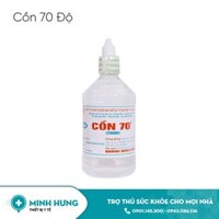 Cồn 70 Độ - 500ml ( 1 chai = 0.5 Lít)