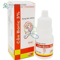 Cồn Boric 3% - Acid Boric 300mg/10ml F.T.Pharma