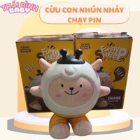 Con cừu Funny Sheep-đồ chơi cho bé 1 tuổi..Con cừu nhảy múa chạy pin (Ảnh tự chụp).