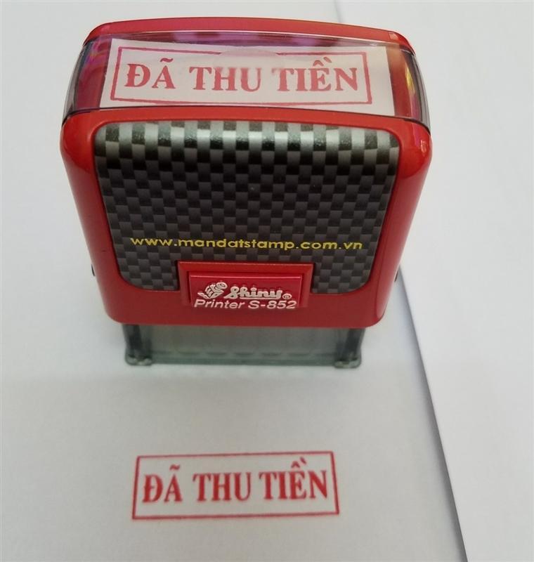 Con dấu đã thu tiền