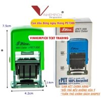 Con Dấu Đóng Ngày Tháng Năm (Đóng Ngày Sản Xuất, Hạn Sử Dụng, Ngày Tháng Năm) Có Mực Sẵn Shiny PET