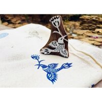 Con dấu gỗ chim bồ câu Handcrave Block Printing thủ công in vải, đất sét,sổ tay, sáng tạo cho bé, yêu thích nghệ thuật