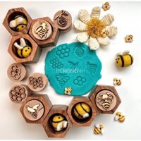 Con Dấu Gỗ In Hình Cây Cối / Hành Tinh Đồ Chơi Giáo Dục Sớm Cho Bé