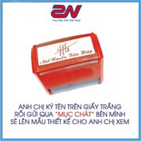 Con Dấu Khắc Tên Cá Nhân, dấu chữ ký  Dấu Theo Yêu Cầu Liền Mực Siêu Nét