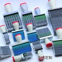 Con dấu kỹ thuật số 2 đến 18 chữ số 0-9 có thể điều chỉnh Bộ máy in bánh xe ngày mã Giá Số lô con dấu kết hợp [jiao]