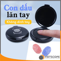 Con Dấu Lăn Tay Mực Không Dính Tay Bỏ Túi – Hộp Mực Lăn Tay, Điểm Chỉ, Đóng Dấu Vân Tay