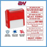 Con Dấu Quay Video Khi Mở Hàng in trên nilon - giấy nhiệt - Khắc Dấu Theo Yêu Cầu Chính Hãng