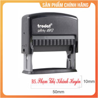 Con dấu tên dài trodat 4917 size 50 x 10mm, con dấu đóng êm, nhỏ gọn chứ sắc nét không lem mực