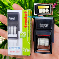 Con dấu Trodat 4850 ngày tháng năm + nội dung phía trên