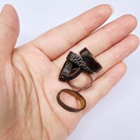 Con đỉa dây đồng hồ chất liệu DA ĐÀ ĐIỂU thật 100  CAM KẾT DA THẬT ĐỦ SIZE - Nâu Đất, Nâu Đất